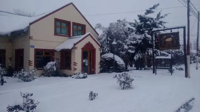 Our house in winter