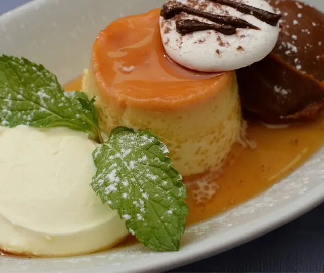 Coconut flan